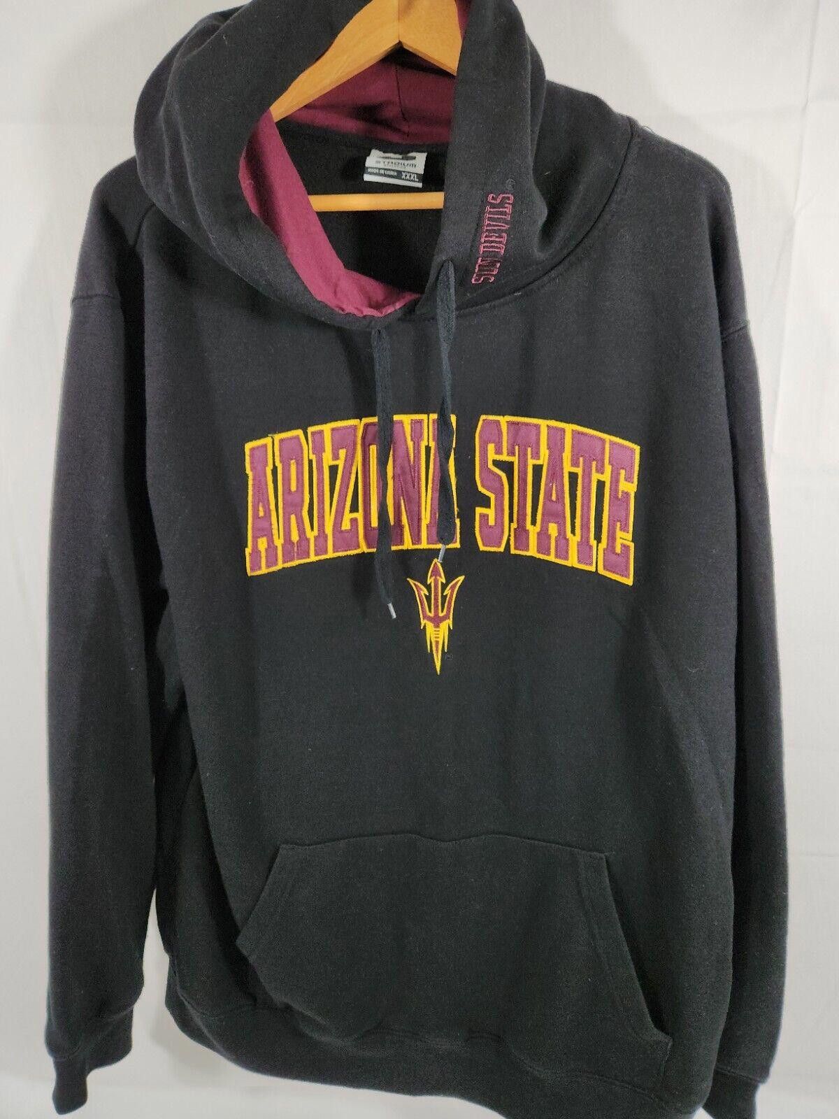 Designer Arizona State University Sun Devils Maroon Men Hoodie 3XL Size ONE SIZE - 1 Thumbnail