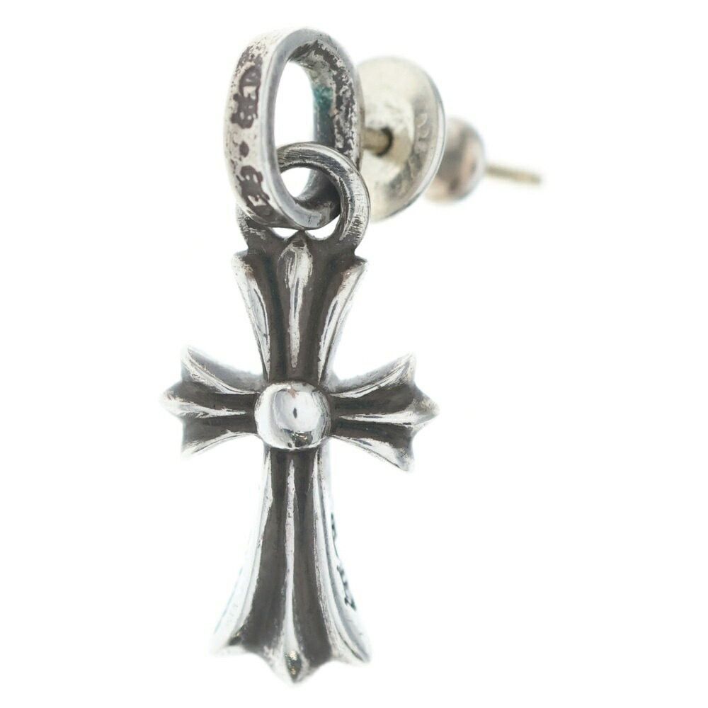 Chrome Hearts Chrome Hearts Baby F Paper Chain Fat Cross Drop Earring Size ONE SIZE - 1 Thumbnail