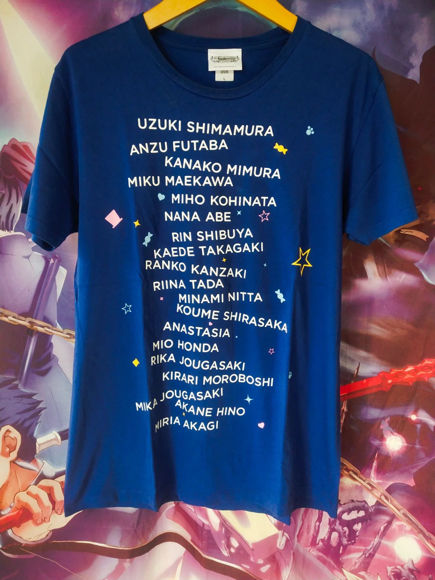 Anime Idolmaster Cinderella Girls Live 2014 Anime Idol Tee Size US M / EU 48-50 / 2 - 1 Thumbnail