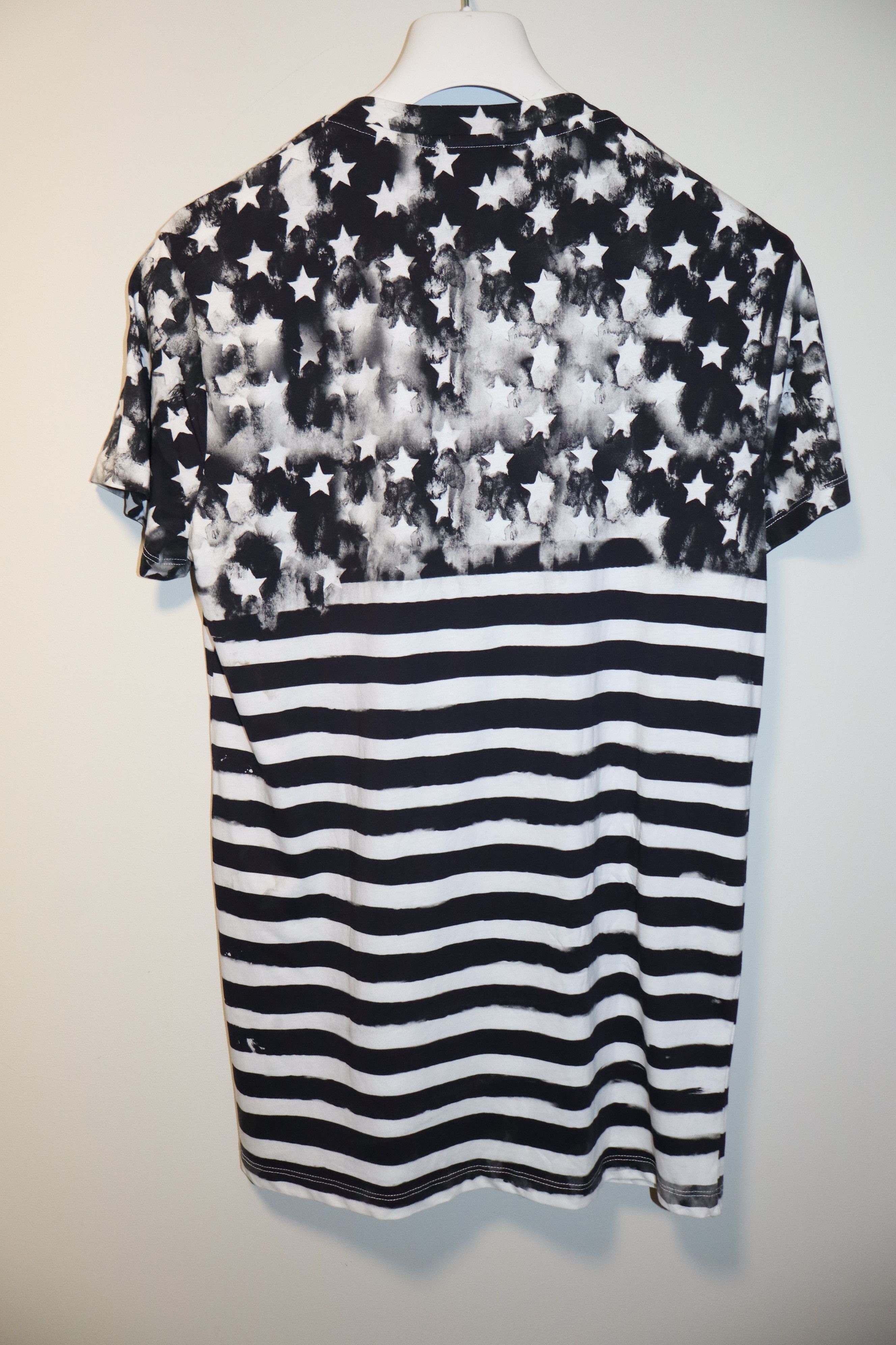 Balmain stars and stripes t-shirt Size US M / EU 48-50 / 2 - 7 Thumbnail