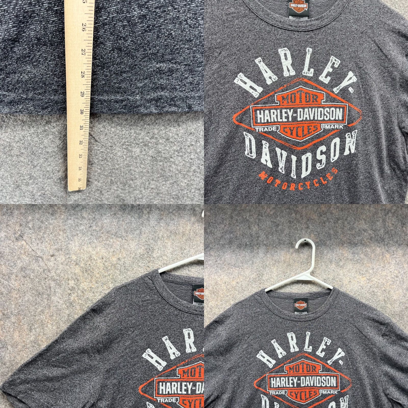 Harley Davidson Harley-Davidson Shirt Men Large Heather Gray NEW Motorcycle Crewneck Cotton 2019 T-Shirt Logo Pocket Vintage: No Size US L / EU 52-54 / 3 - 8 Thumbnail