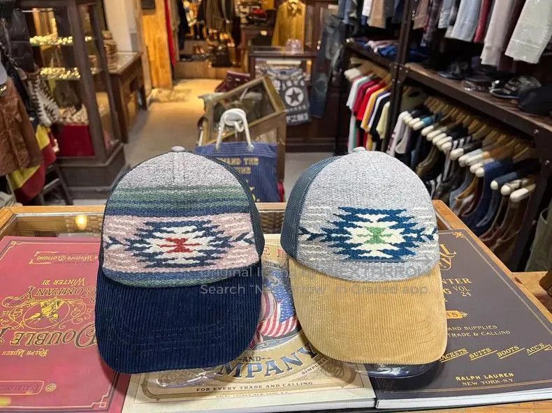 RRL Ralph Lauren RRL Navajo Pattern Wool Baseball Cap . Size ONE SIZE - 2 Thumbnail