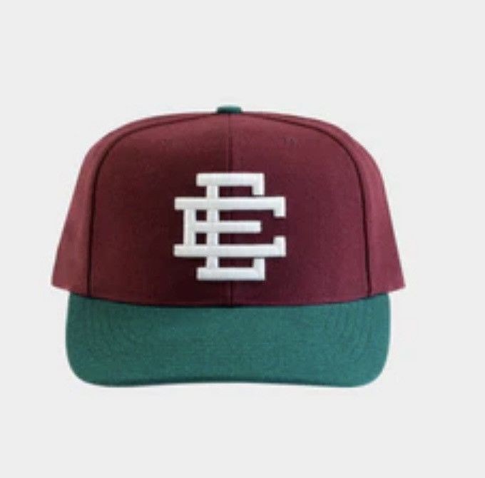 Eric Emanuel Eric Emanuel burgundy w green snapback hat SS25 Size ONE SIZE - 1 Thumbnail