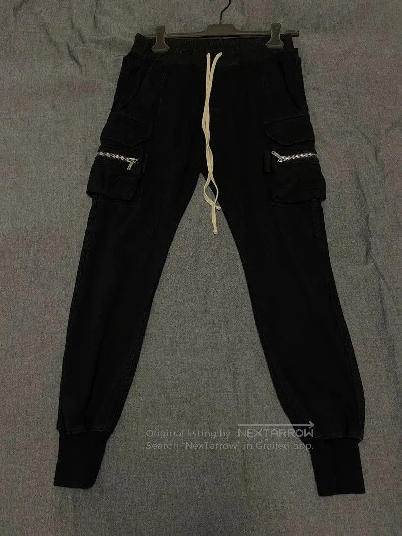 Rick Owens RickOwens Black Cargo Pants Size 48. Size US 32 / EU 48 - 1 Thumbnail