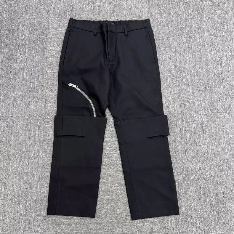Givenchy givenchy layered casual pants in black - dmc-2508 Size US 44 / EU 60 - 1 Thumbnail