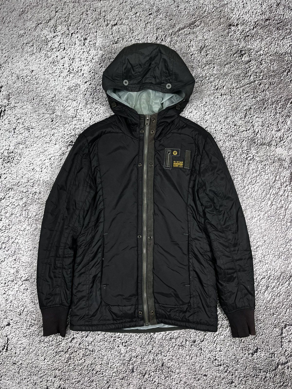 G-Star Vintage Y2K G Star Raw Modern Flight Hooded overshirt jacket Size US S / EU 44-46 / 1 - 1 Thumbnail