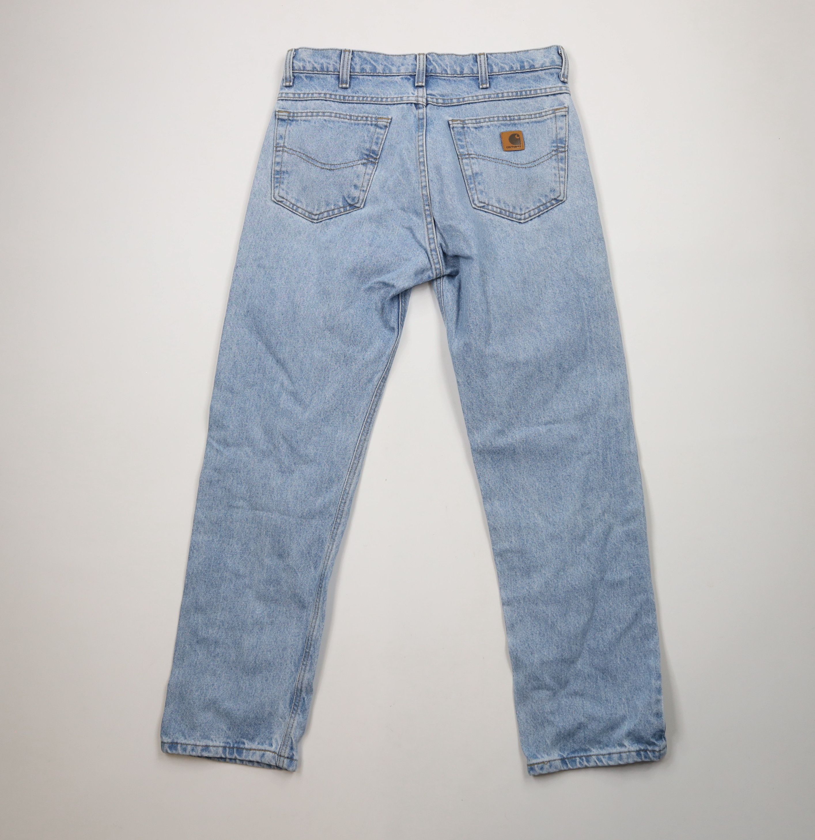 Carhartt × Vintage Vintage Y2K 2000 Carhartt Straight Leg Denim Jeans Blue USA Size US 33 - 10 Thumbnail