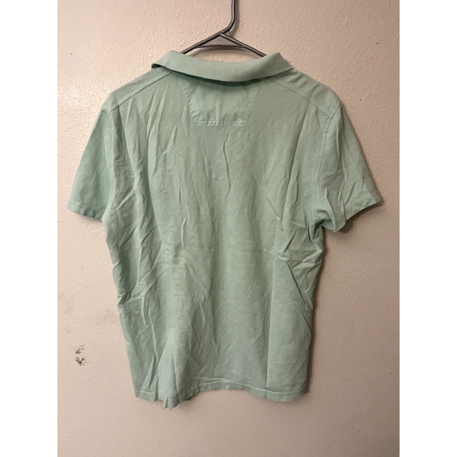 Calvin Klein Calvin Klein Jeans Polo Shirt Short Sleeve Mint Green Solid Mens Sz Medium Size US M / EU 48-50 / 2 - 3 Thumbnail