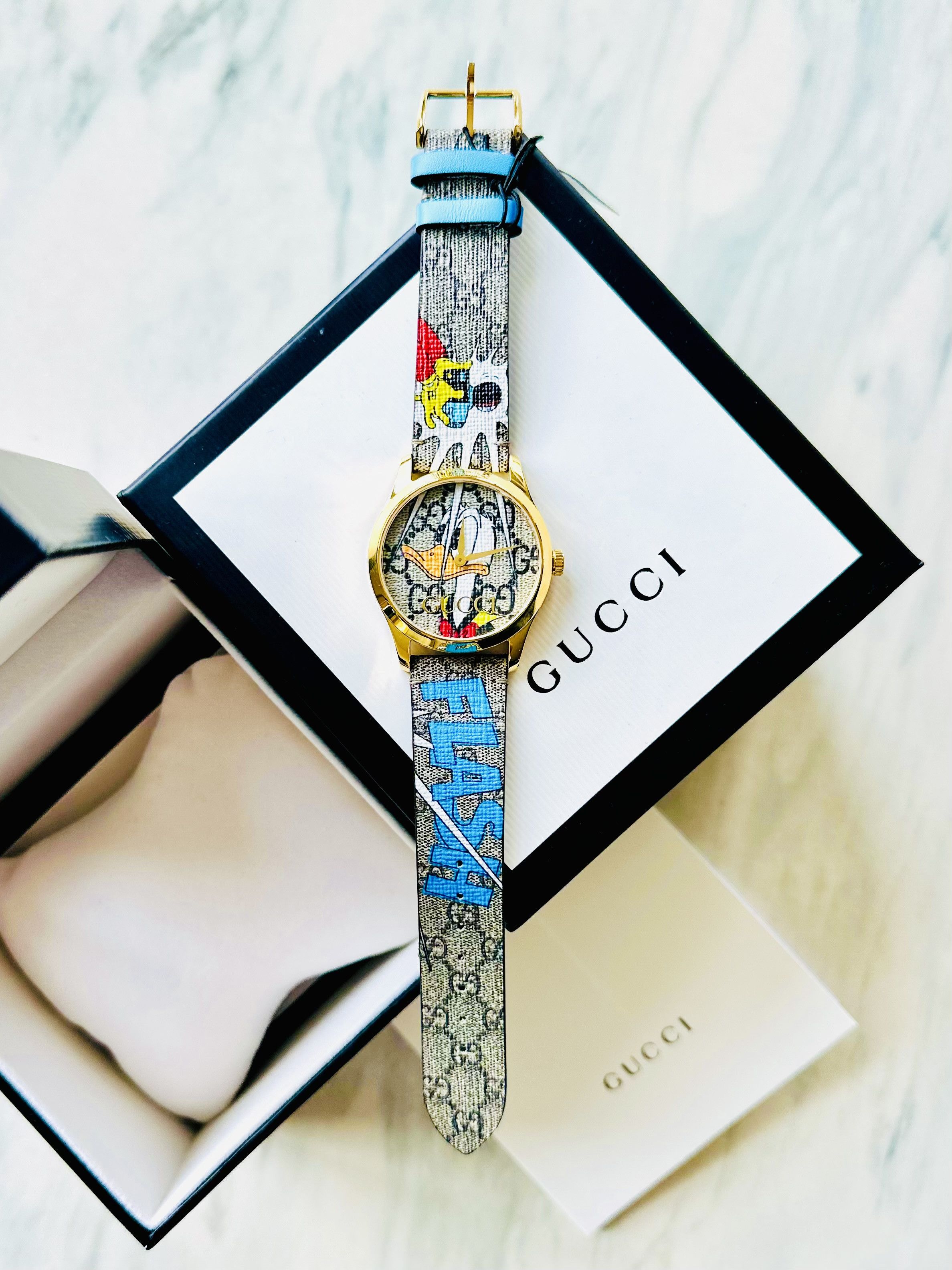 Gucci Gucci G-Timeless YA1264167 Donald Duck watch unisex Size ONE SIZE - 8 Thumbnail
