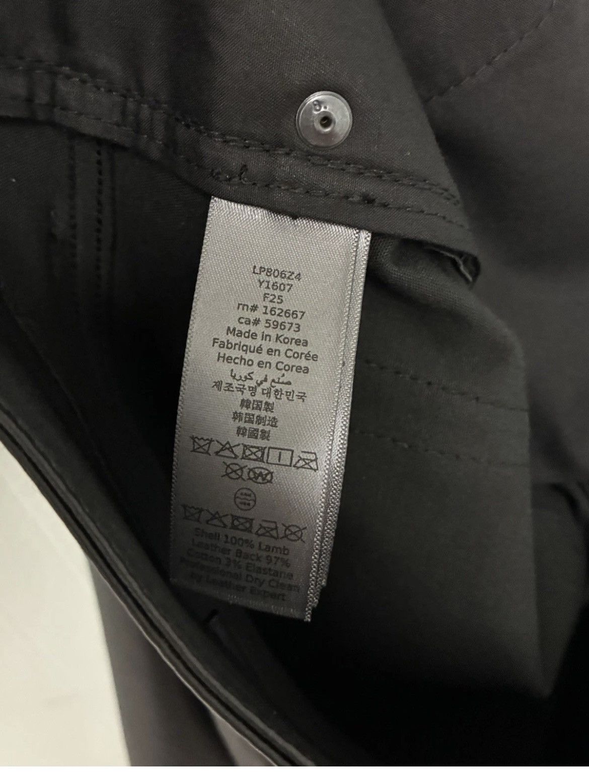 John Varvatos Rocker Leather pants. 30 Size US 30 / EU 46 - 4 Thumbnail
