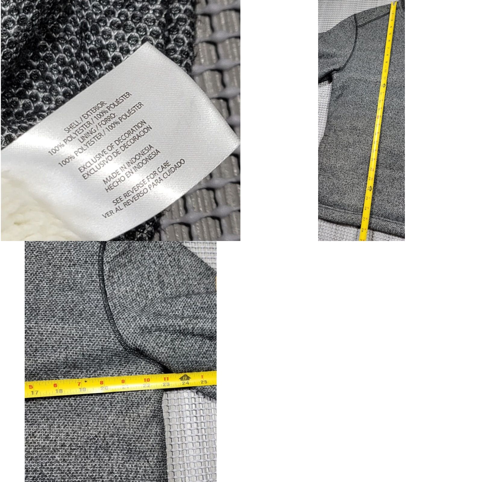Orvis Orvis Pullover Sweater Heather Gray 1/4 Zip Sherpa Fleece Lined Mens M Heavy Gray Mock Neck Long Sleeve Casual Workwear Outdoor Classic 90s Mens Size US M / EU 48-50 / 2 - 9 Thumbnail