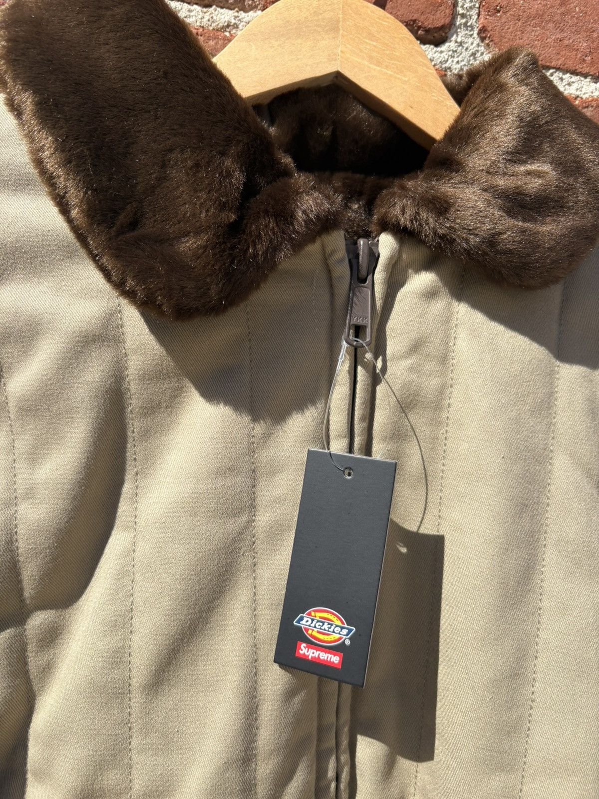 Dickies × Supreme Supreme x Dickies Reversible Quilted Faux Fur Work Jacket Size US L / EU 52-54 / 3 - 5 Thumbnail