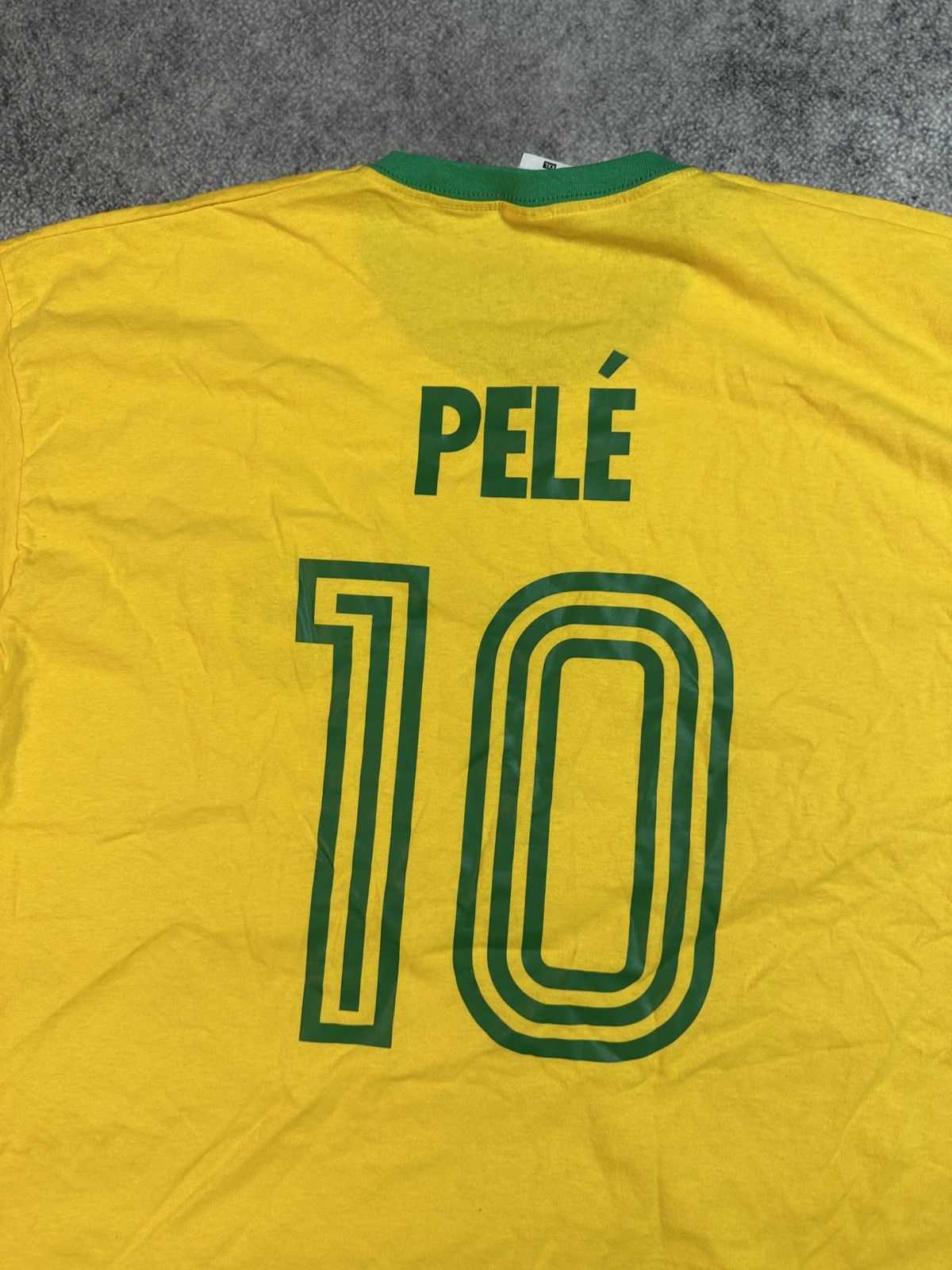 Vintage Vintage Brazil Pele 10 Soccer T-shirt Blokecore XXL Y2K Size US XXL / EU 58 / 5 - 2 Thumbnail