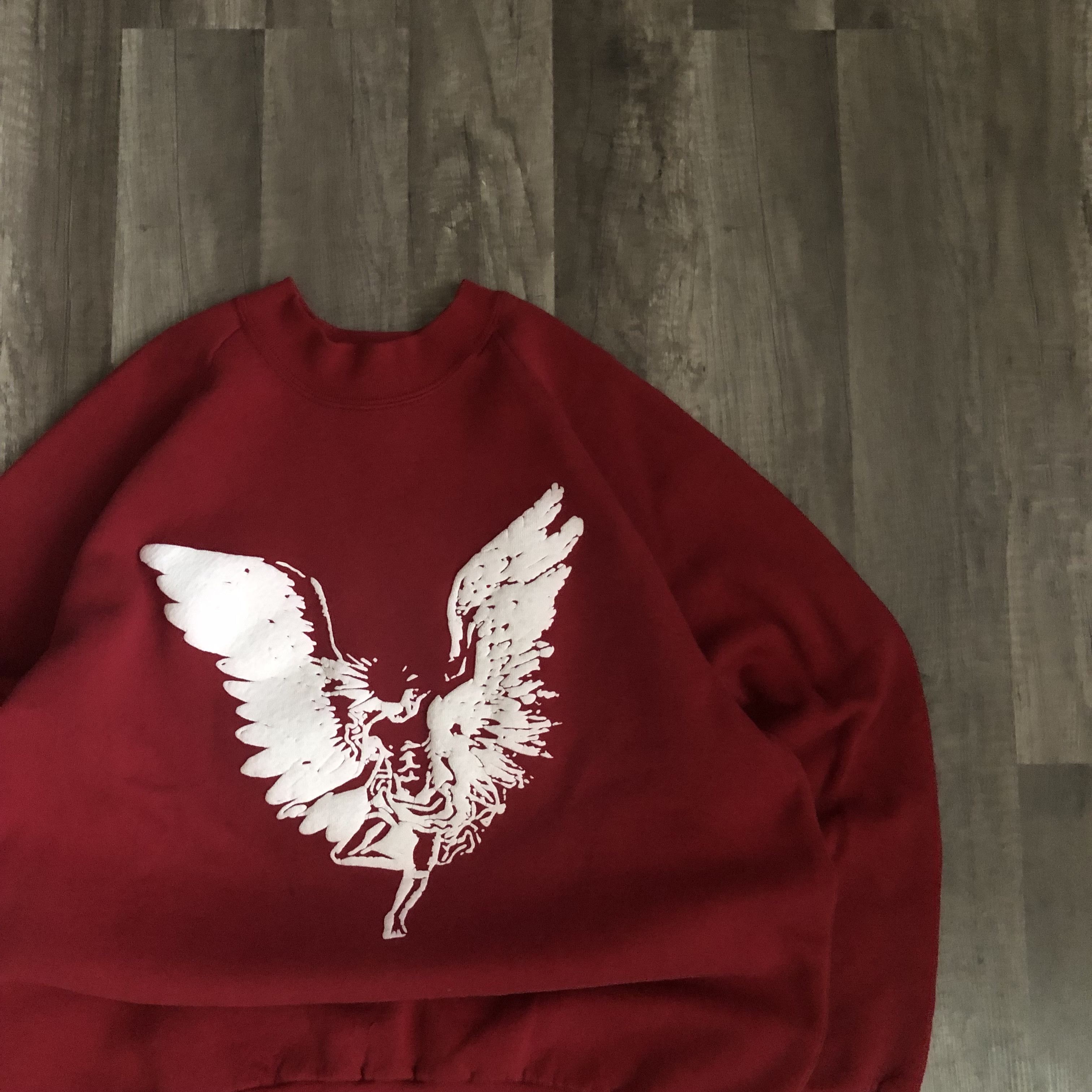 Vintage Red "When I get Rich" Sweatshirt, n/a (fits like M) Size US M / EU 48-50 / 2 - 5 Thumbnail
