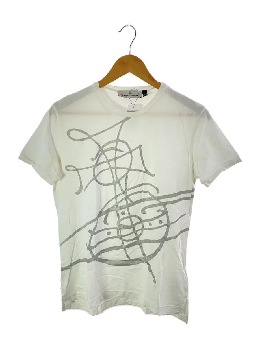 image of Vivienne Westwood Orb Sketch Tee in White, Men's (Size Medium)