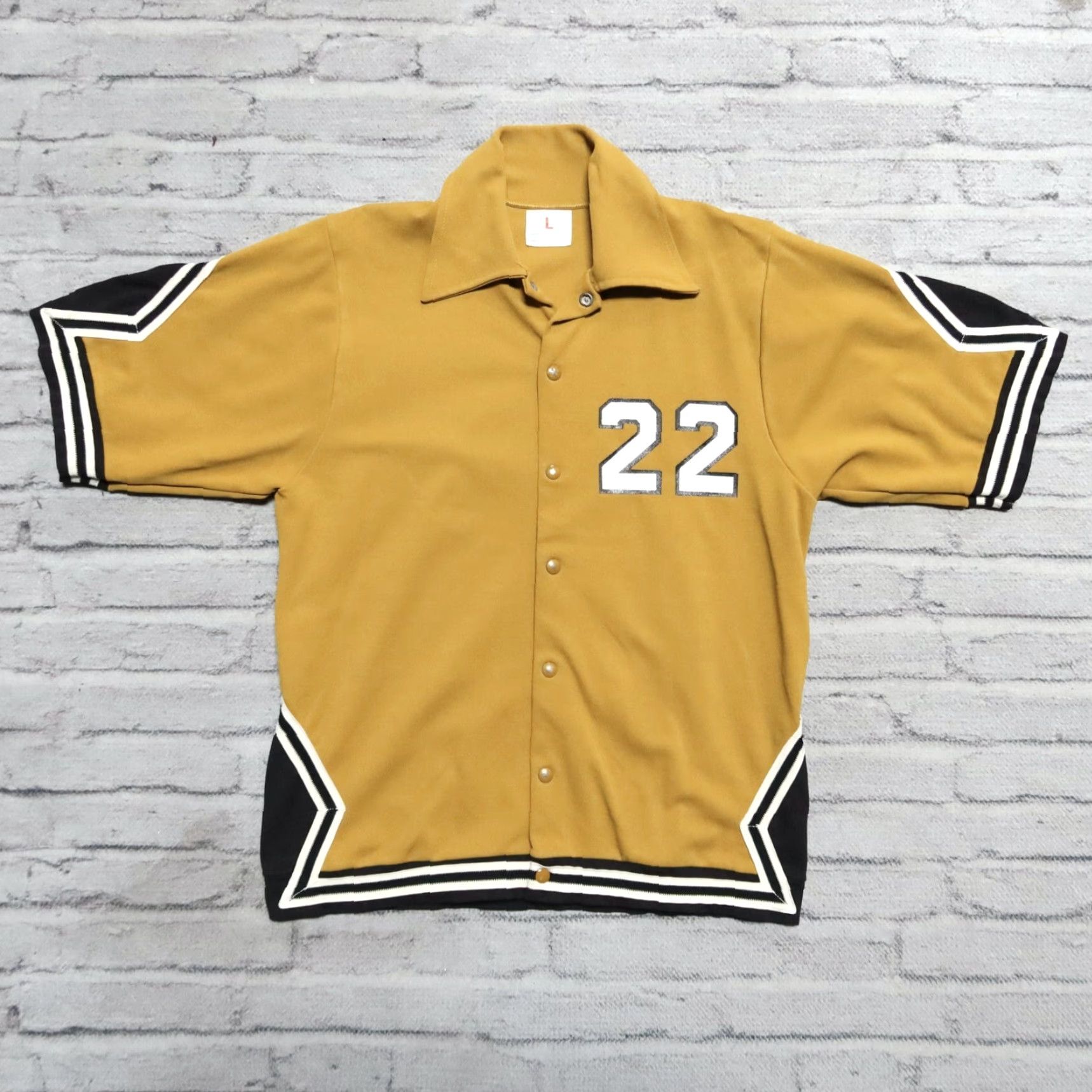 Champion VINTAGE Hayward High School Varsity Basketball Jersey Men L Gold Championship Style Jersey 90s Size US L / EU 52-54 / 3 - 2 Thumbnail