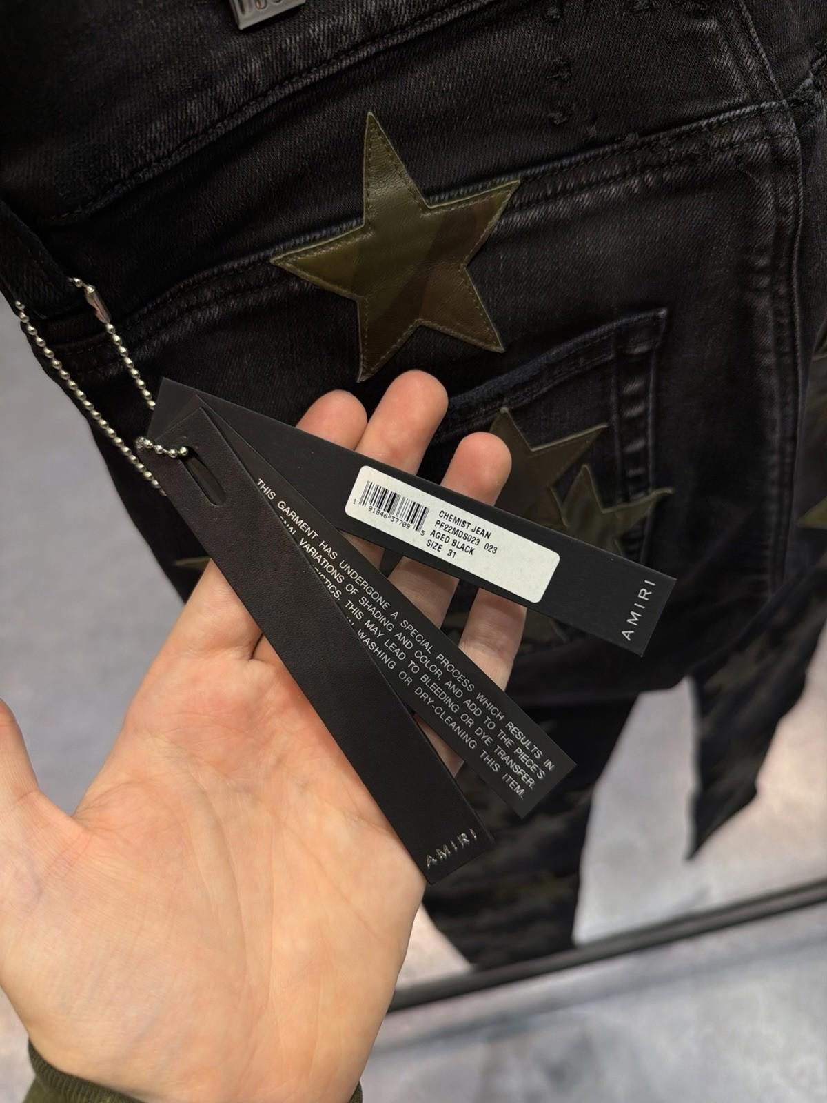 Amiri Size 31 Amiri Chemist Black Green Jeans 100% Authentic NEW Size US 31 - 12 Thumbnail