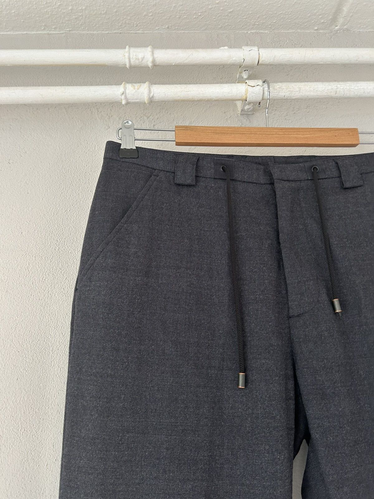 Maison Margiela Drawstring Virgin Wool Pants Size US 32 / EU 48 - 3 Thumbnail