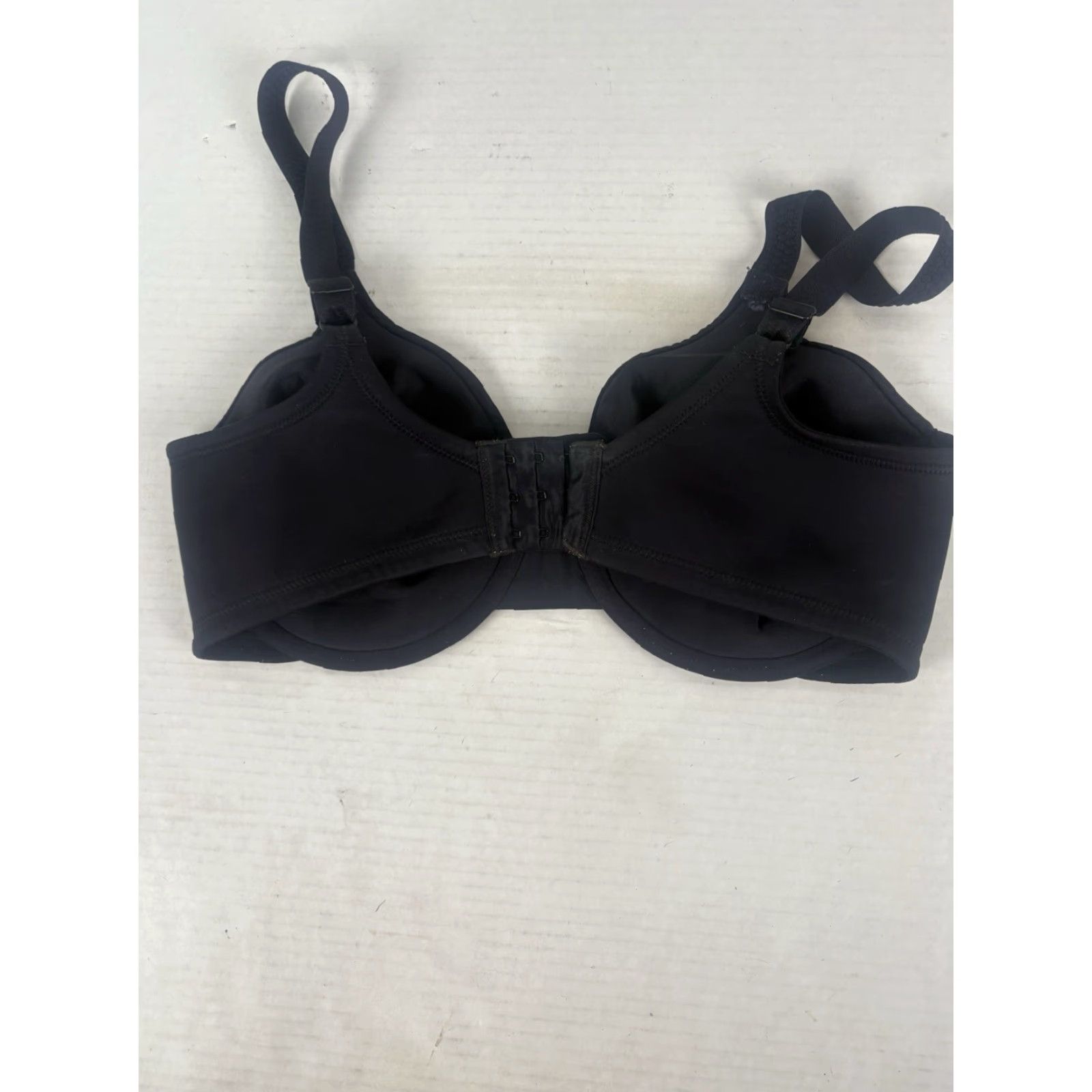 Vintage Vanity Fair Black Lightly Lined Bra Womens 36DD Indonesia Size ONE SIZE - 2 Thumbnail
