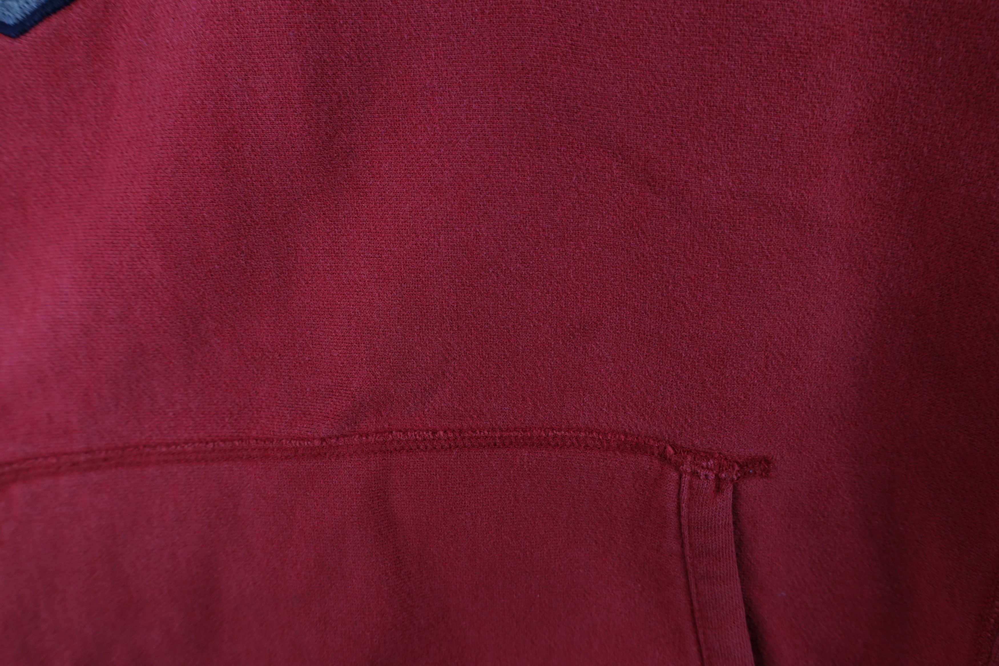 Gap Vintage Y2K Gap Spell Out Heavyweight Hoodie Sweatshirt Red Size US M / EU 48-50 / 2 - 5 Thumbnail