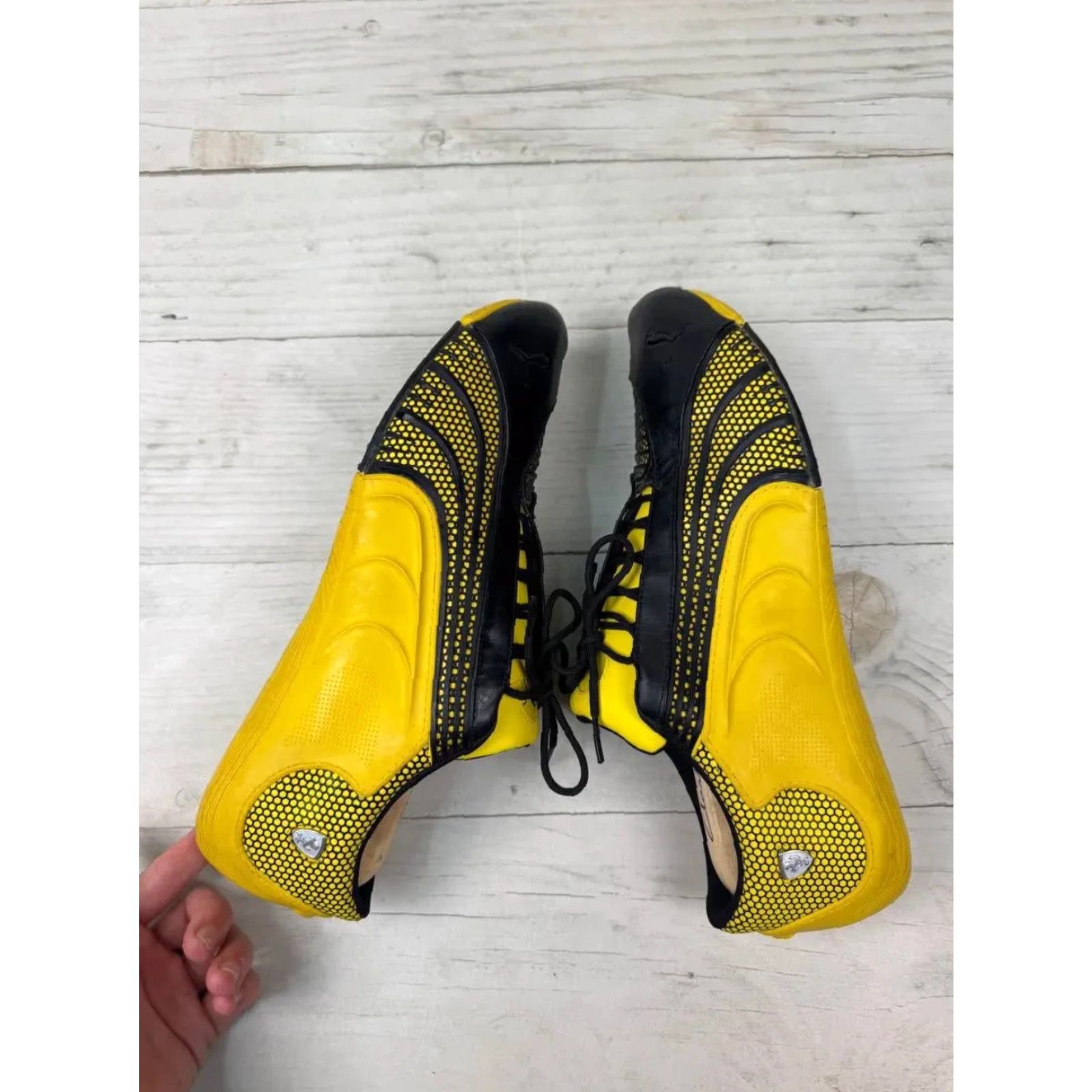 Puma VINTAGE PUMA Speedcat Ferrari Leather Low Top Sneakers Men US 13 Yellow Size US L / EU 52-54 / 3 - 6 Thumbnail