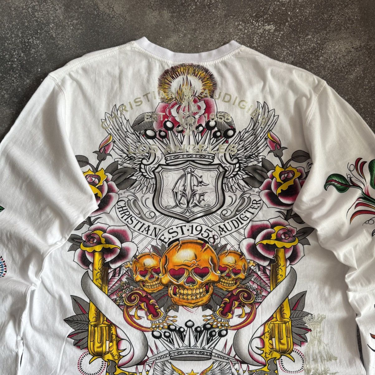 Christian Audigier (Ed Hardy) Y2K Vintage Long Sleeve Top