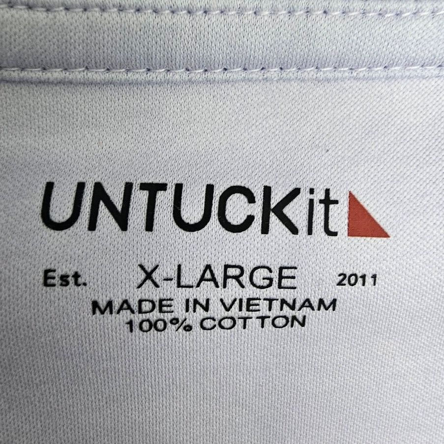 UNTUCKit Untuckit Polo Shirt Lavender Short Sleeve Collared Shirt XL Size US XL / EU 56 / 4 - 6 Thumbnail