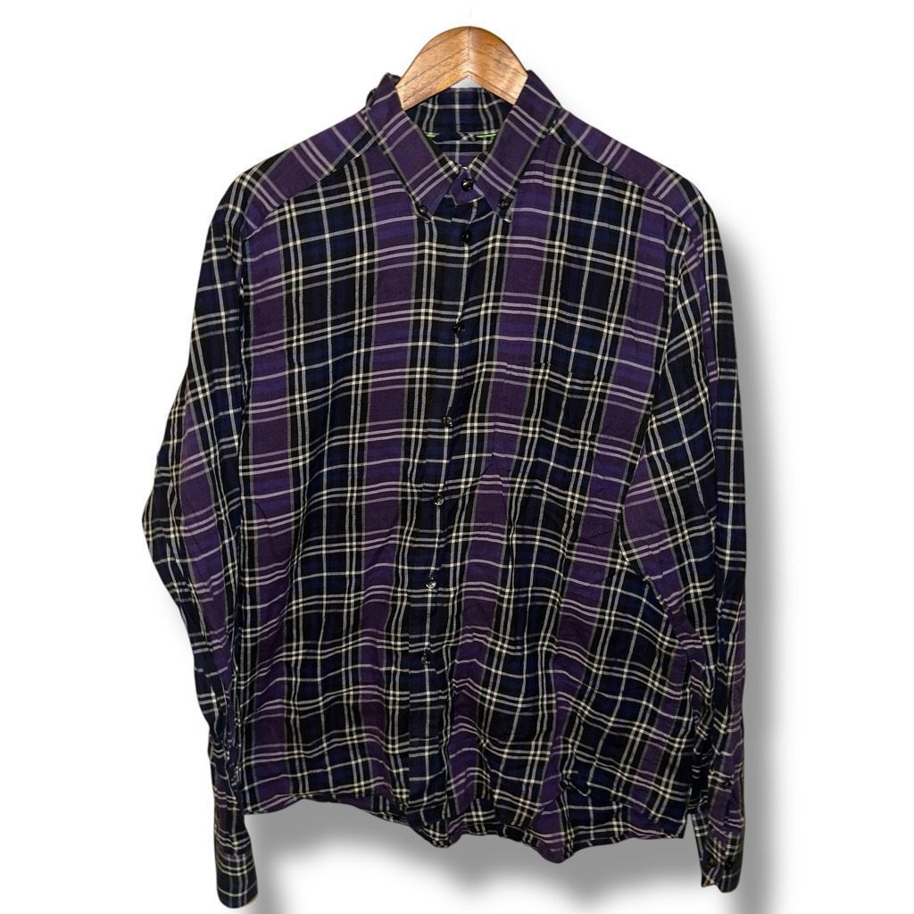Eton Eton Contemporary Purple BD Dress Shirt Size XL 17 Size US XL / EU 56 / 4 - 1 Thumbnail