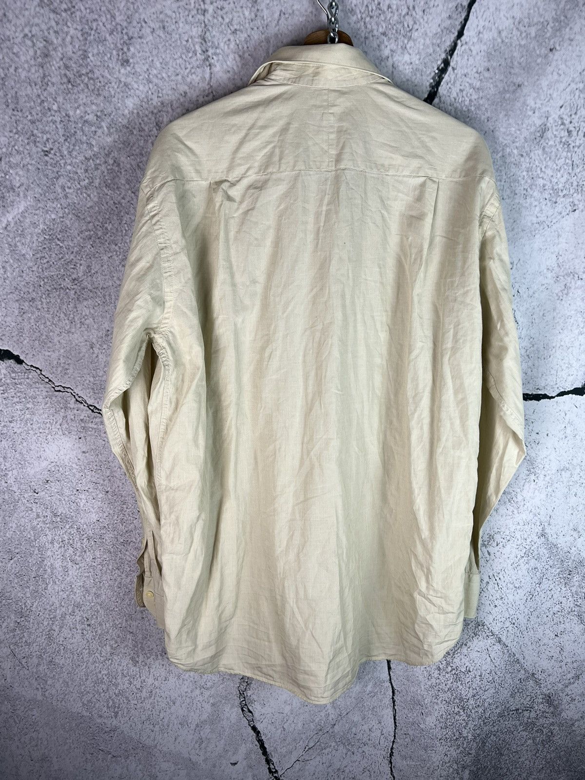 Burberry × Burberry Prorsum × Vintage VTG Burberry London Cotton Shirt Size US L / EU 52-54 / 3 - 2 Thumbnail