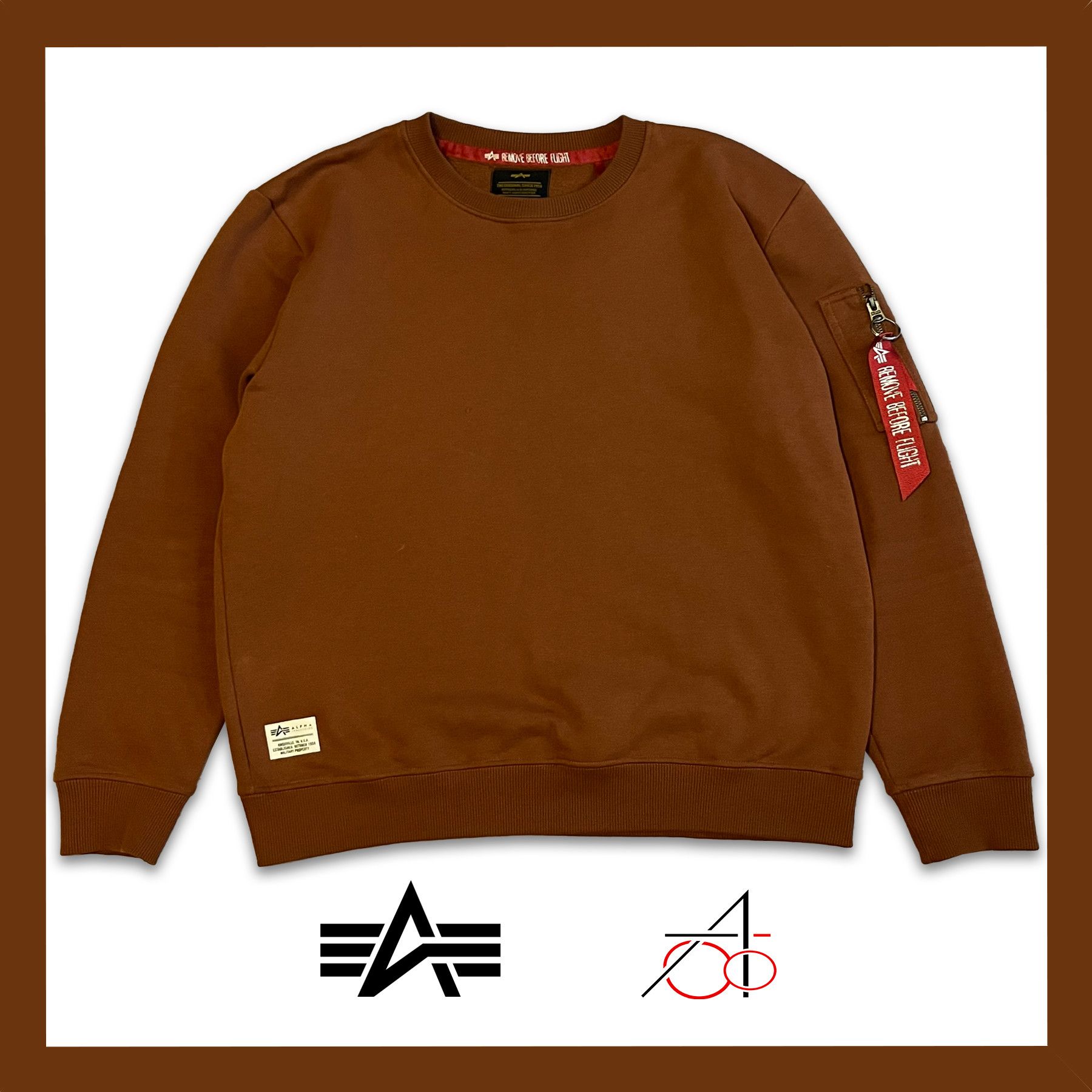 Alpha Industries Alpha Industries sweatshirt, Japan Collection • S/M Size US S / EU 44-46 / 1 - 1 Thumbnail