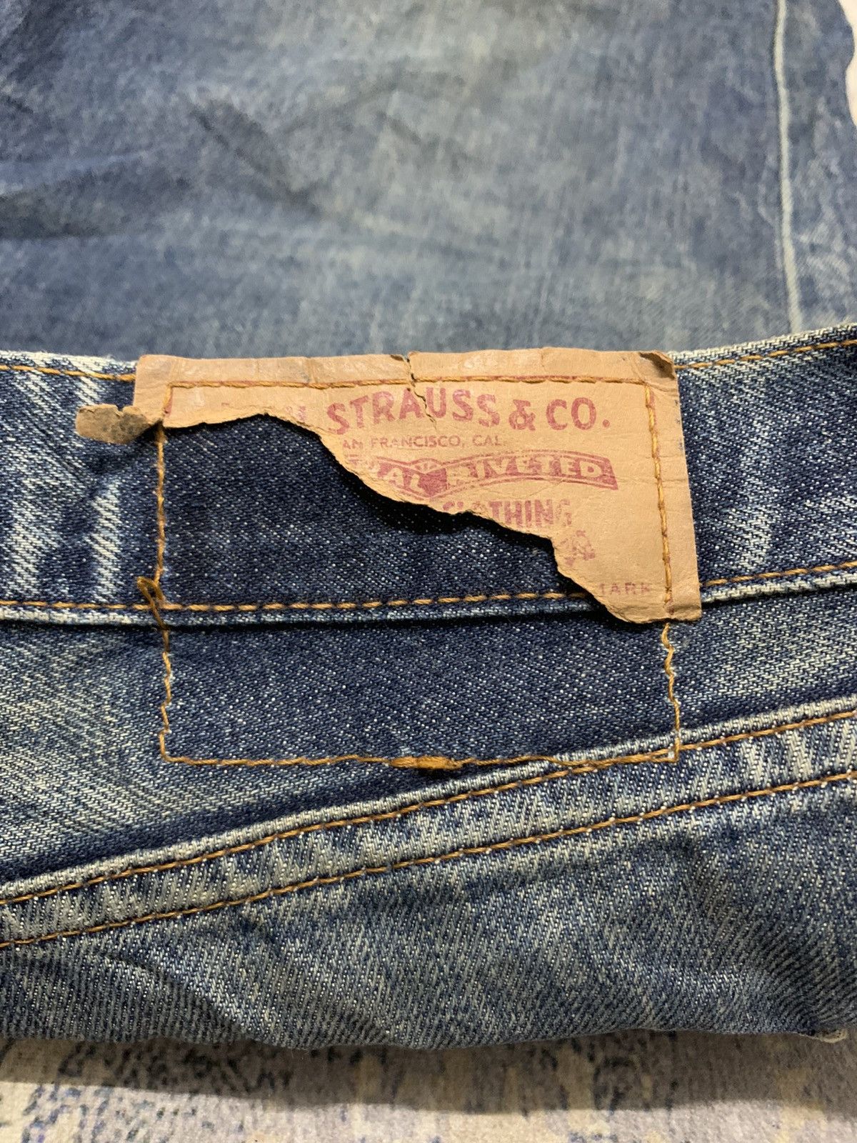 Levi's VTG 90s Levi’s 508 Straight Leg Denim Jeans Faded Wash 38x30 Size US 38 / EU 54 - 12 Thumbnail