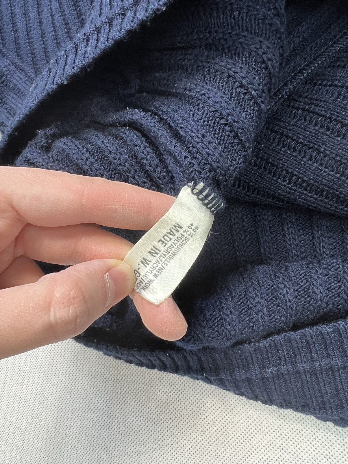 Carlo Colucci Cardigan Carlo Colucci wool sweater logo Size US XL / EU 56 / 4 - 5 Thumbnail