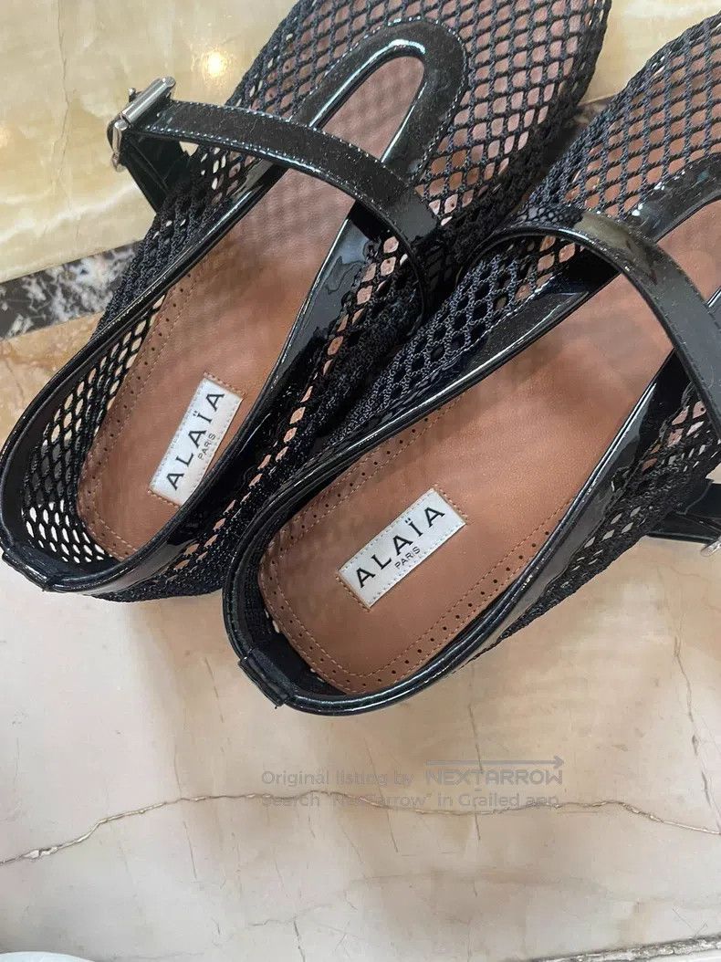 Alaia Alaia Mary Jane Single Shoes, Fishnet Shoes Size US 6.5 / IT 36.5 - 5 Thumbnail