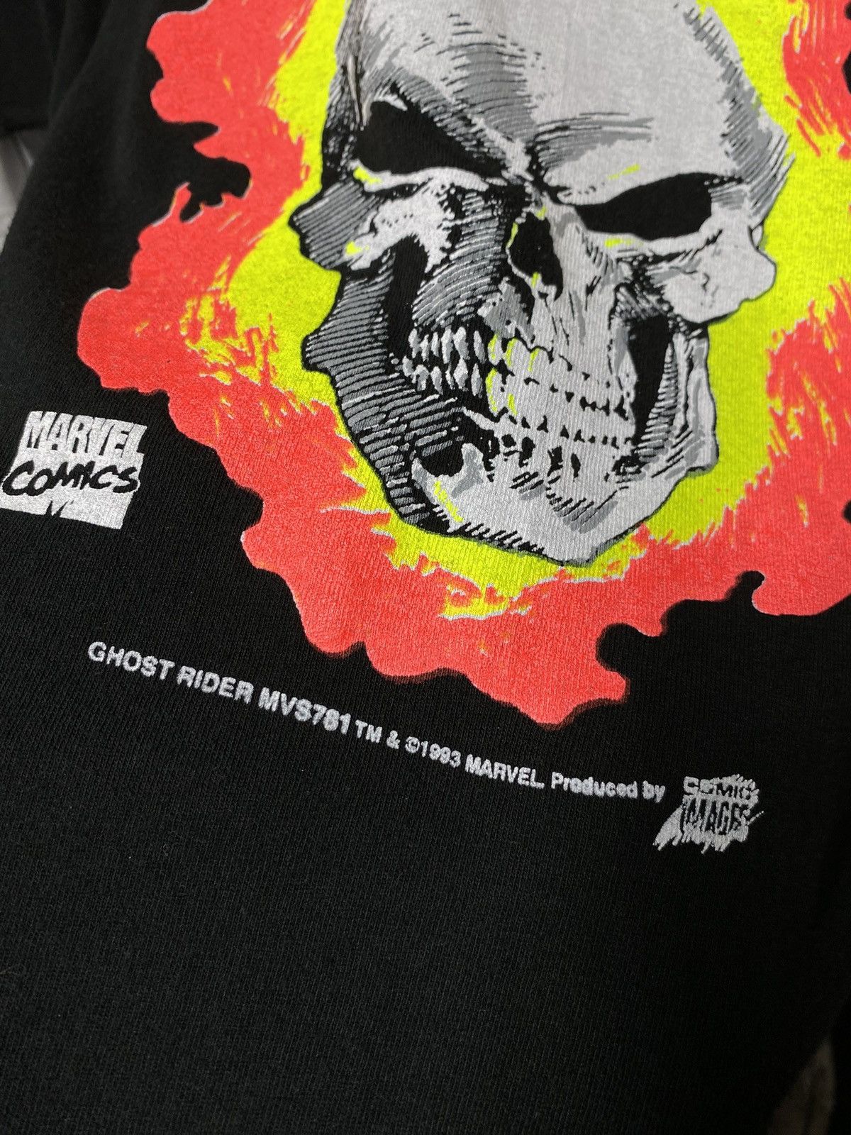 Vintage 90’s Vintage Marvel Ghost Rider Comic Tee Shirt Medium Size US M / EU 48-50 / 2 - 4 Thumbnail