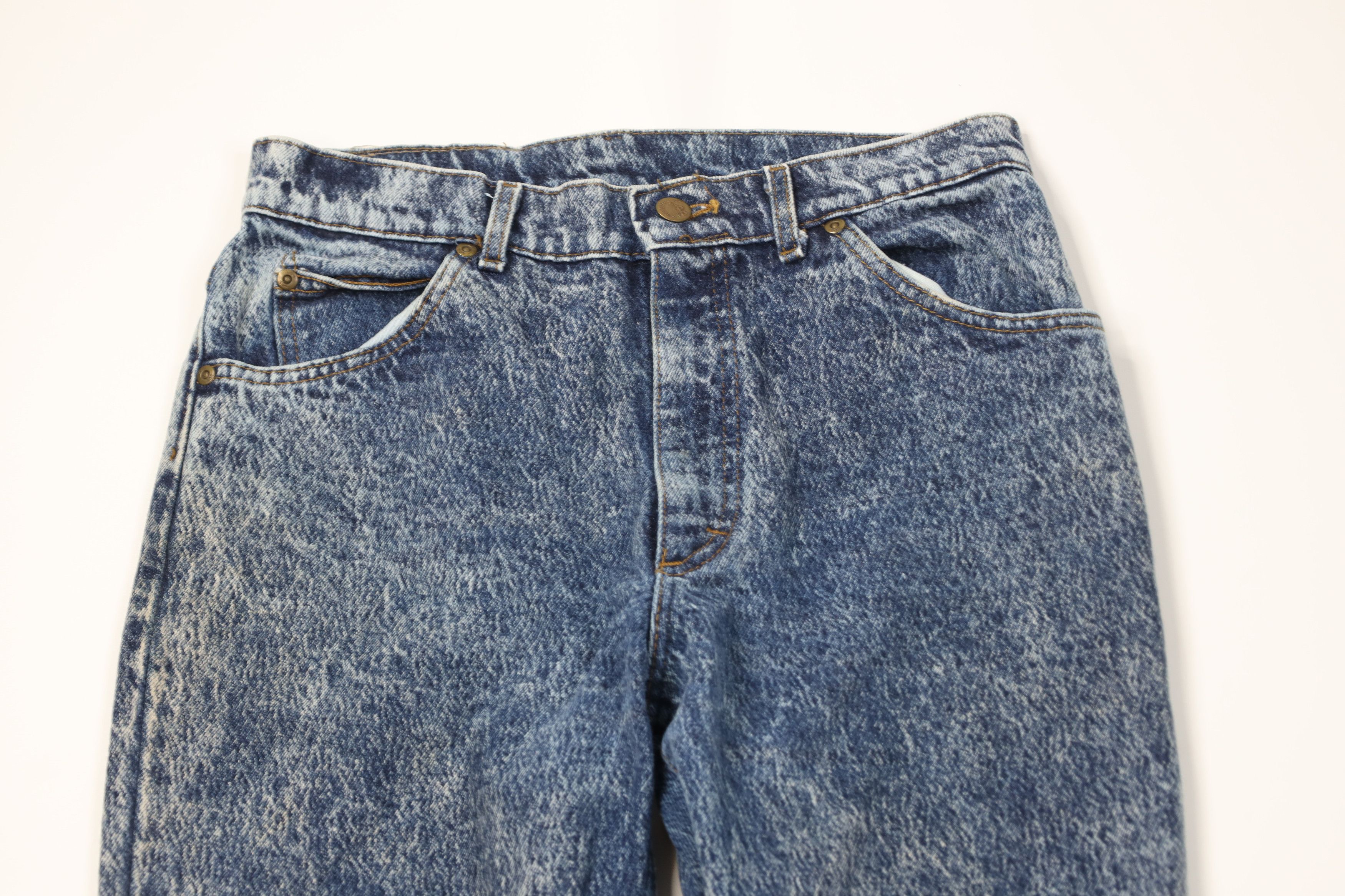 Lee Vintage 90s Lee Acid Wash Straight Leg Denim Jeans USA Size US 30 / EU 46 - 2 Thumbnail