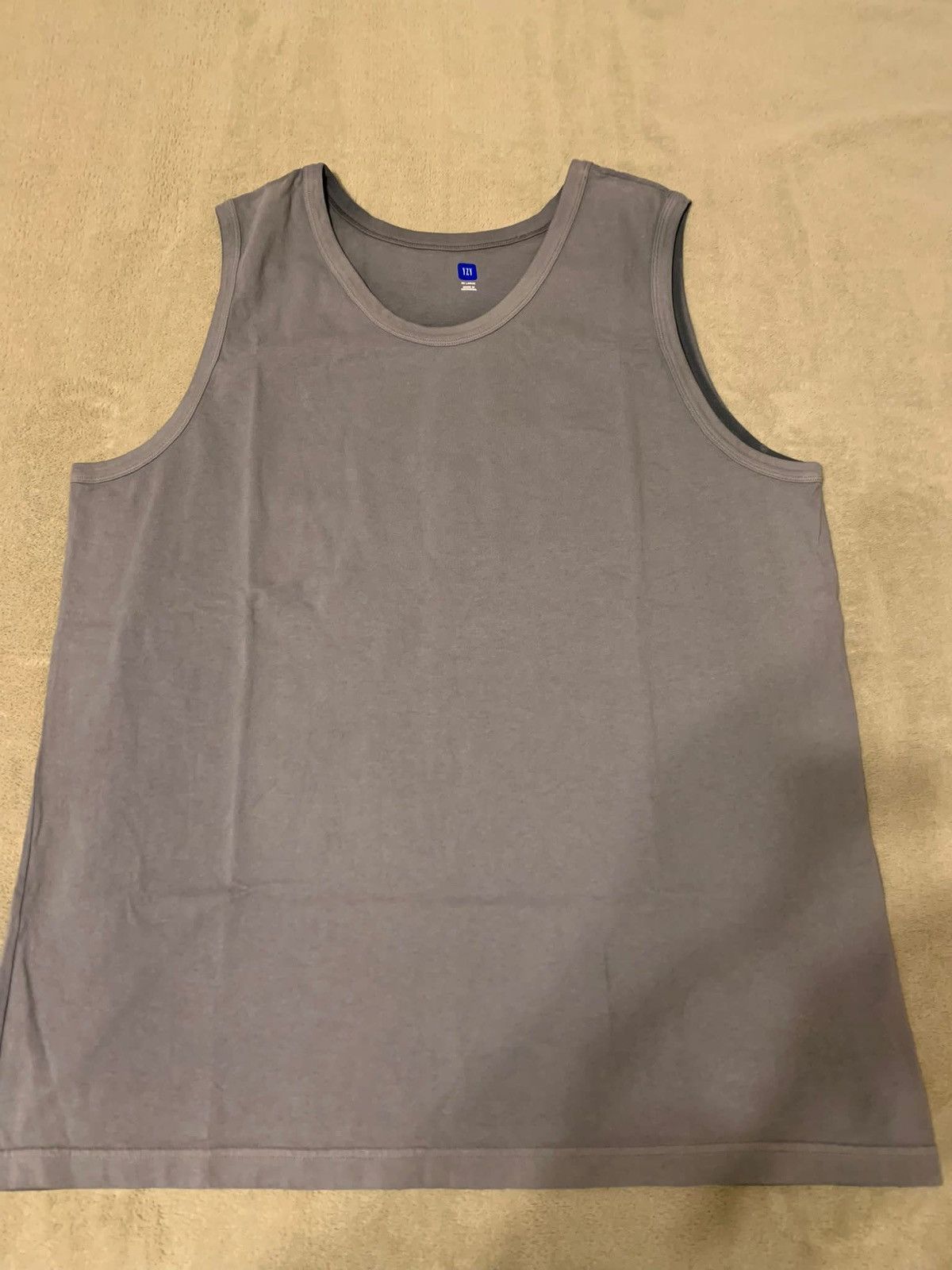 image of Yeezy Gap Poetic Grey Tank Top, Men's (Size 2XL)