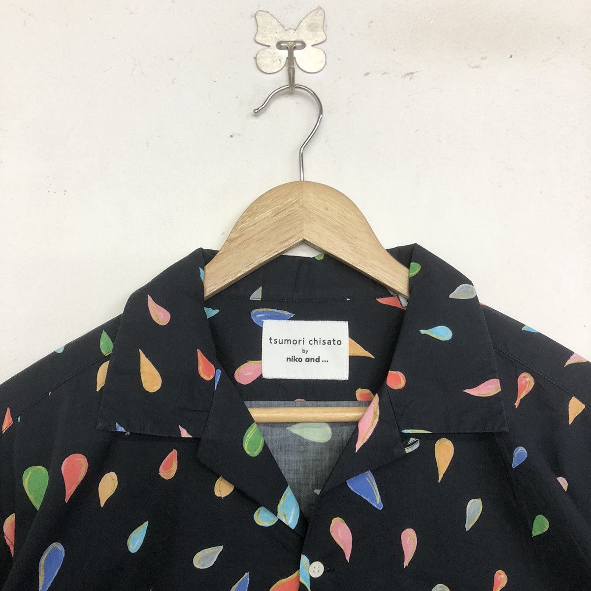 TSUMORI CHISATO BY NIKO AND… OPEN COLLAR BOXY SHIRT