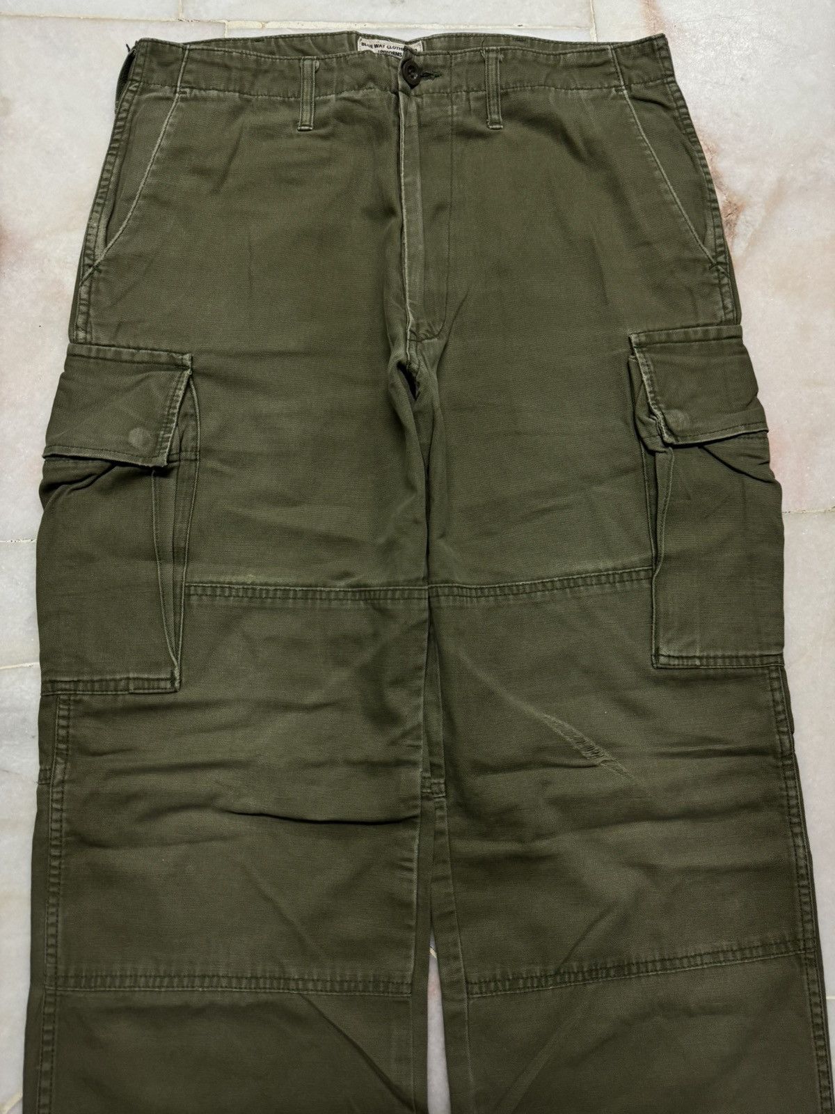 General Research 💥VINTAGE 90s BLUE WAY CLOTHING CO UNIFORMS CARGO DISTRESS Size US 32 / EU 48 - 3 Thumbnail