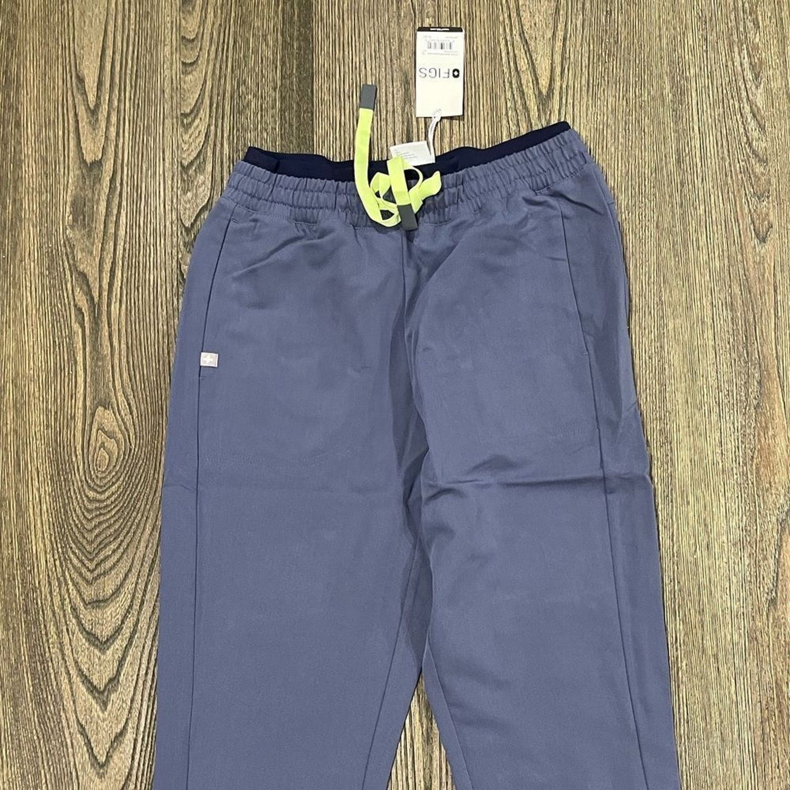 Vintage NWT Figs Mari Skinny Jogger Scrub Pants Drawstring ElasticXS Size 24" / US 00 / IT 34 - 7 Thumbnail
