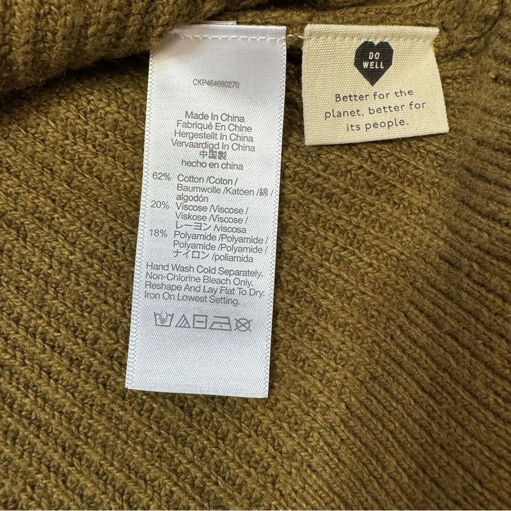 Madewell MADEWELL Patch Pocket Olive Sweater Size XS Size XS / US 0-2 / IT 36-38 - 8 Thumbnail
