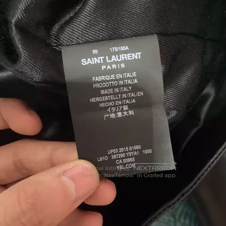 Saint Laurent Paris Saint Laurent Paris Motorcycle zipper leather jacket Size US M / EU 48-50 / 2 - 3 Thumbnail