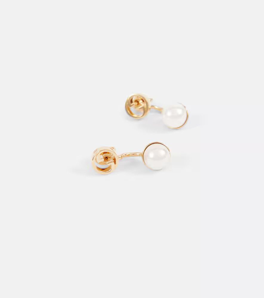 Gucci oc11z0126 Size: OS / Blondie Resin Pearl Earrings In Gold Size ONE SIZE - 4 Thumbnail