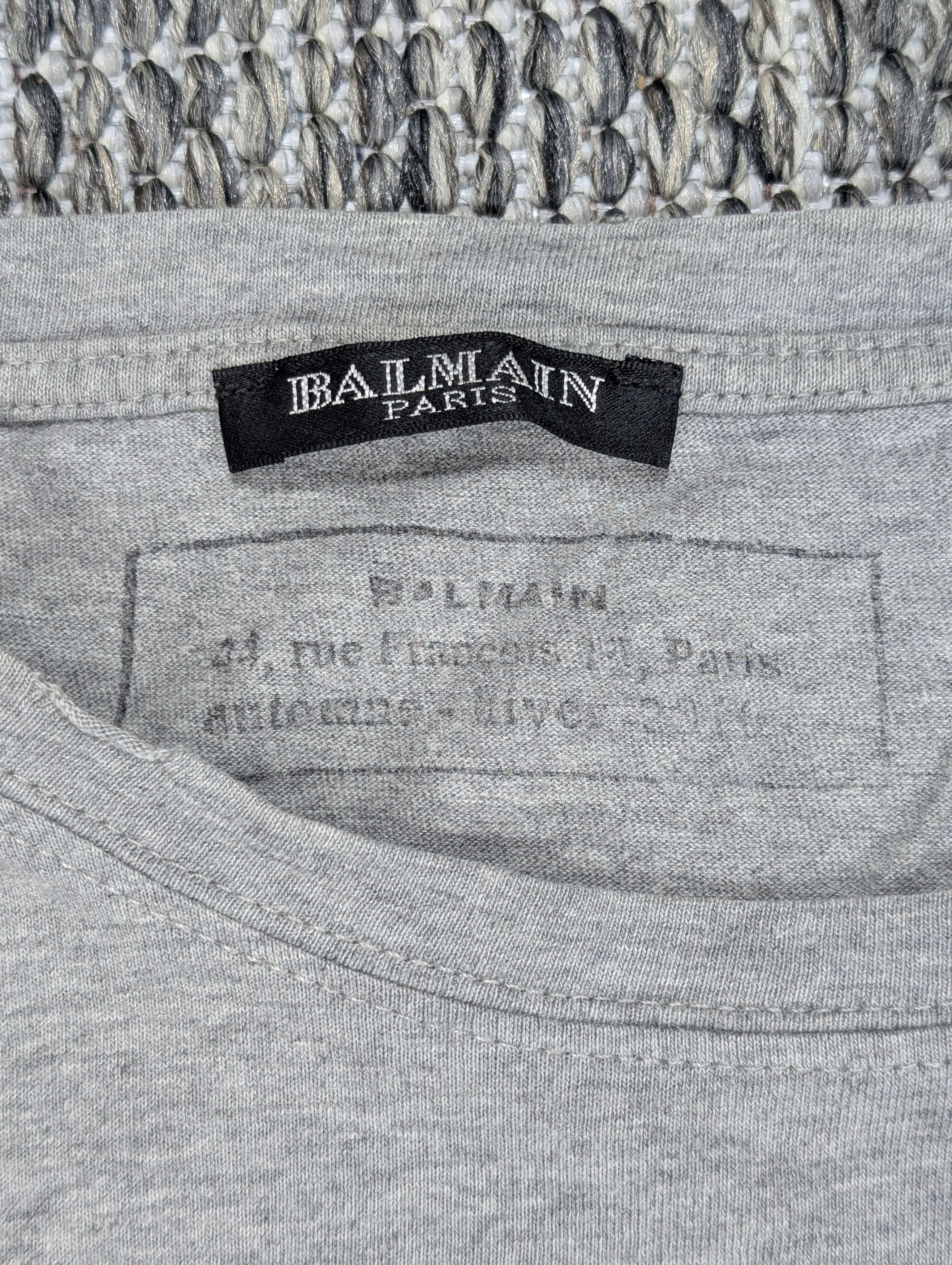 Balmain Balmain AW10 Shotgun Decarnin Ripped Distressed Tee Size US L / EU 52-54 / 3 - 3 Thumbnail