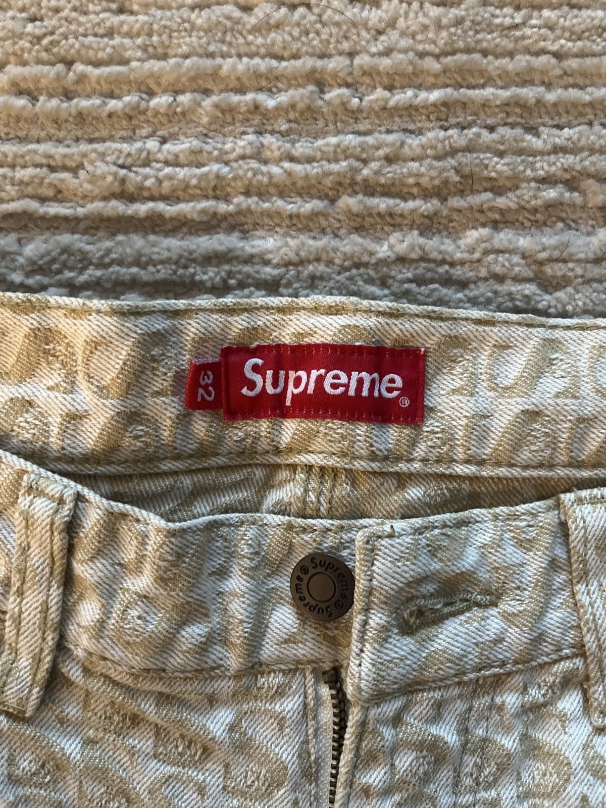 Supreme Supreme 21aw Monogram carpenter pants Size US 32 / EU 48 - 2 Thumbnail