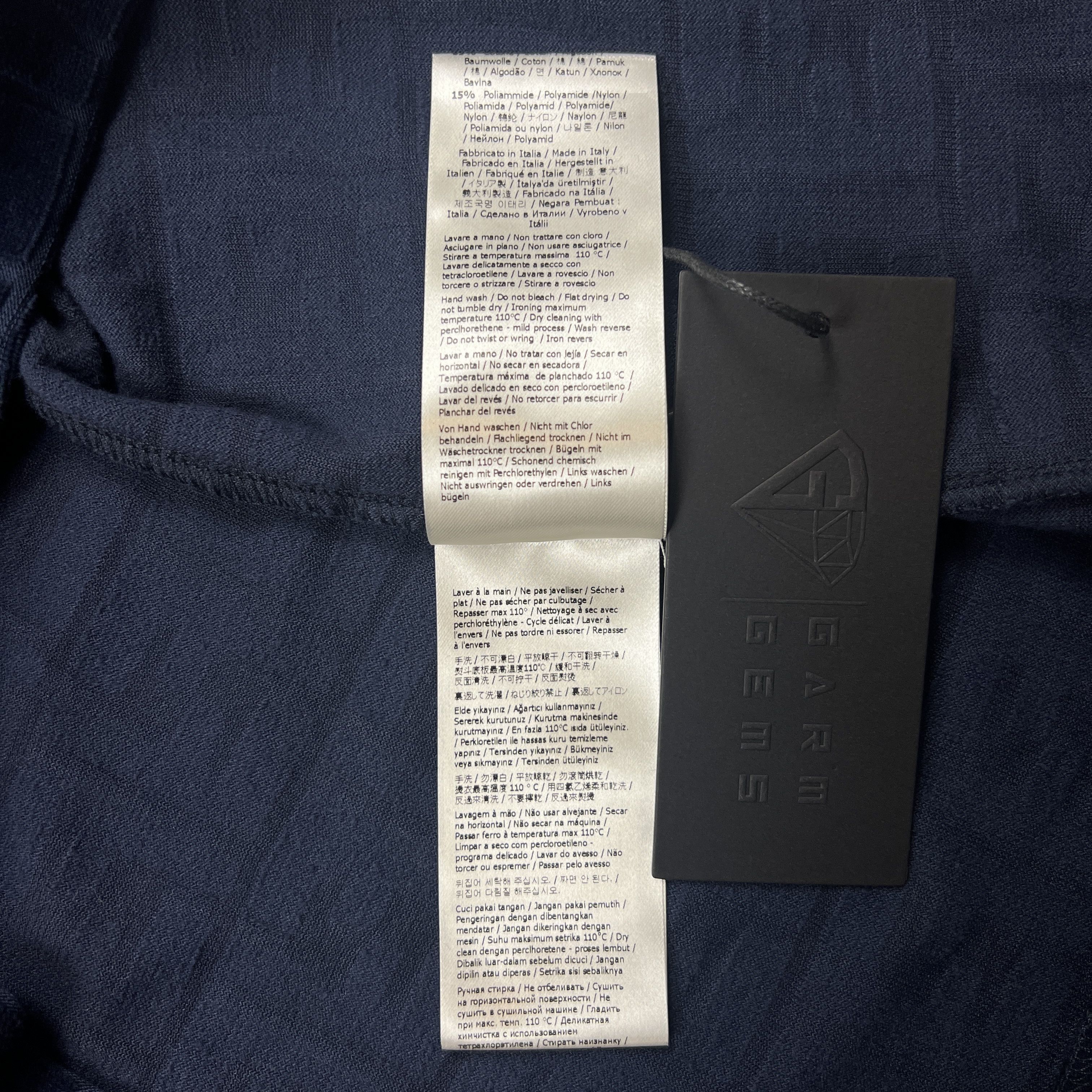 Fendi Fendi Embossed FF Textured T-Shirt Size US M / EU 48-50 / 2 - 6 Thumbnail
