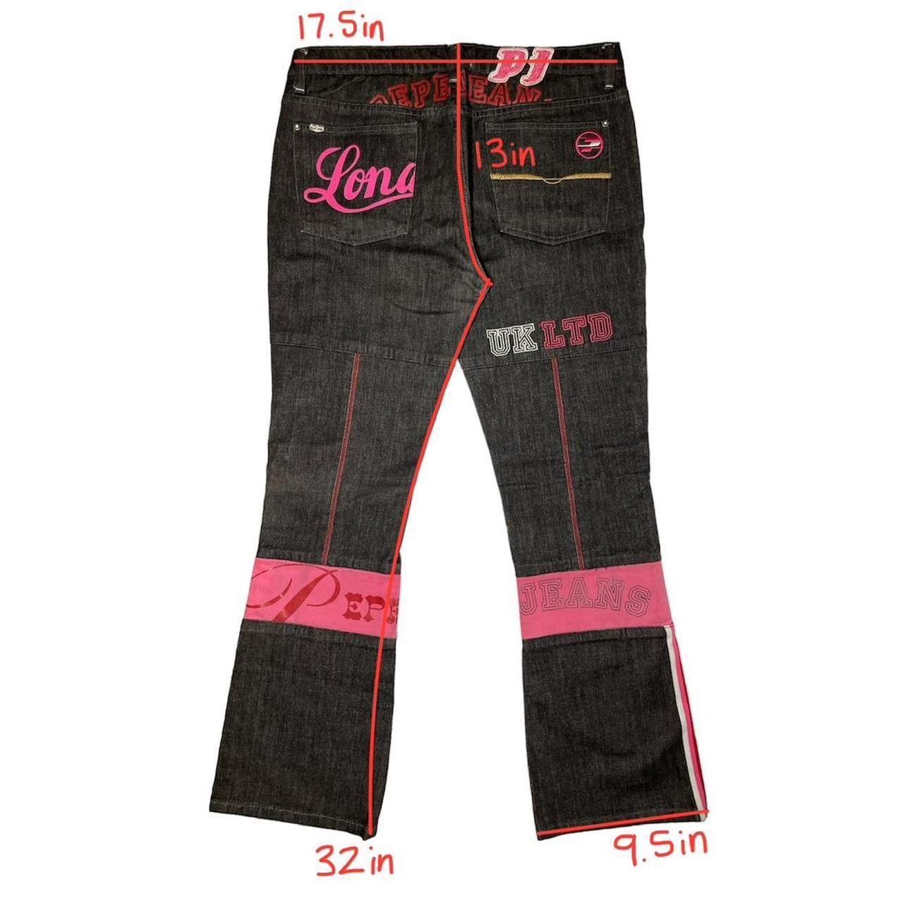 Pepe Jeans × Vintage patchwork pepe london jeans Size US 34 / EU 50 - 2 Thumbnail