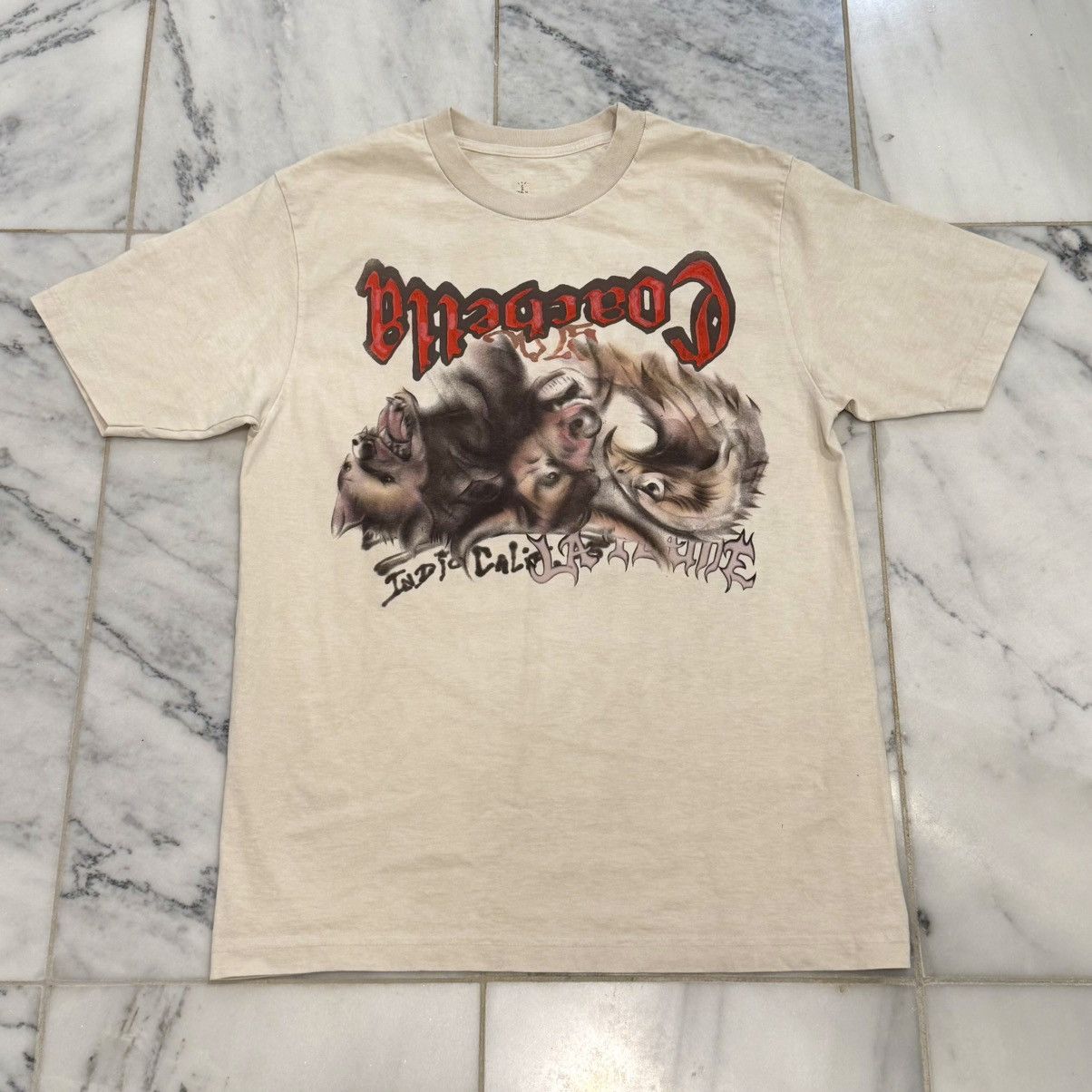 Travis Scott Travis Scott Coachella ‘25 ECHOES IN THE DESERT T- Shirt Size US L / EU 52-54 / 3 - 1 Thumbnail