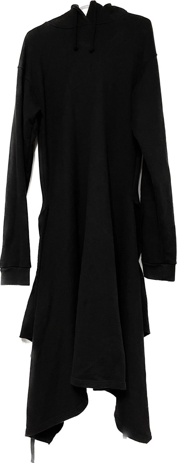 image of Vetements Heavy Cotton Hoodie Wrap Dress Ss16 in Black, Men's (Size Small)