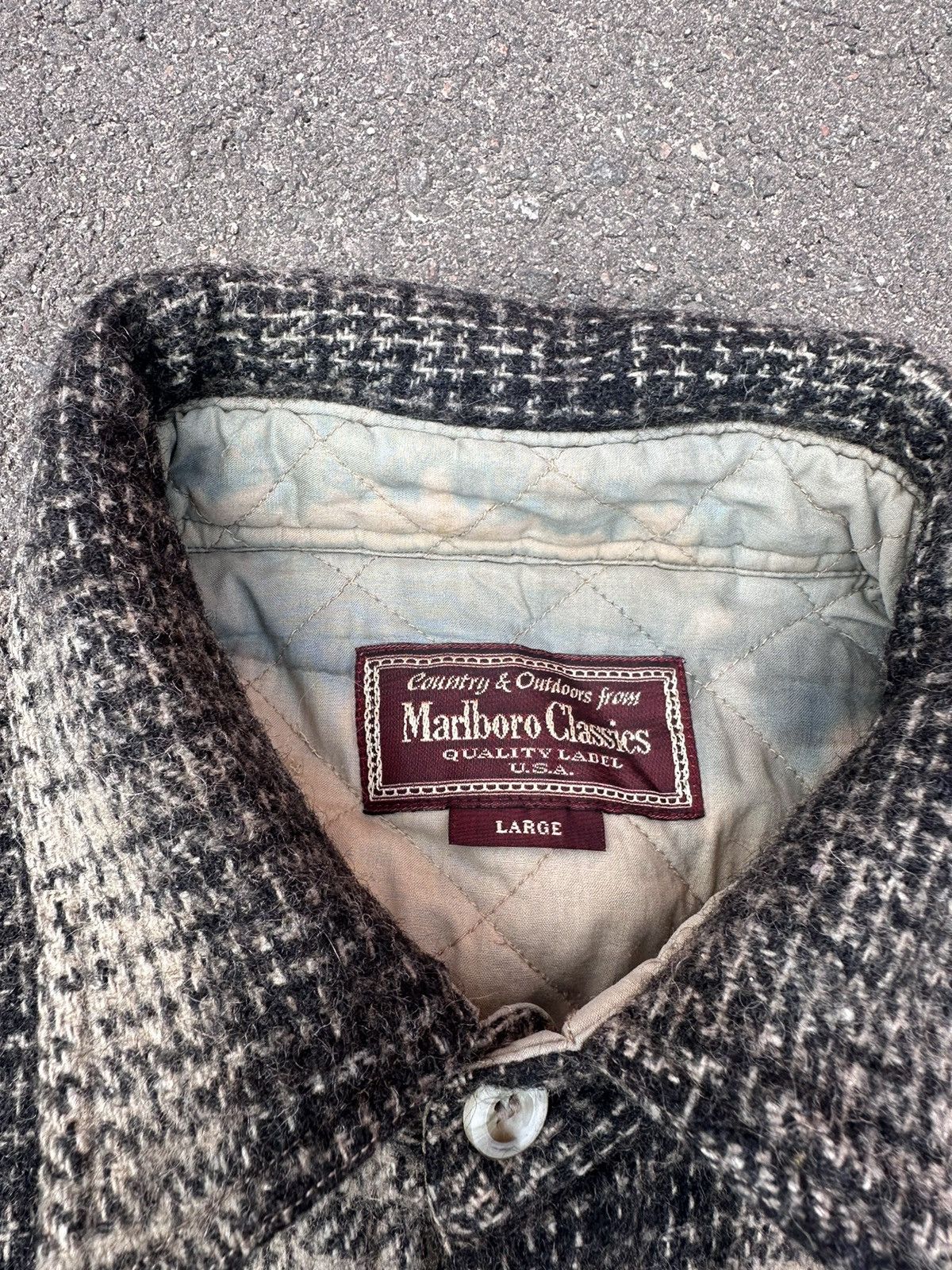 Vintage Vintage Marlboro plaid jacket shirt USA Y2K workwear rare L Size US L / EU 52-54 / 3 - 7 Thumbnail