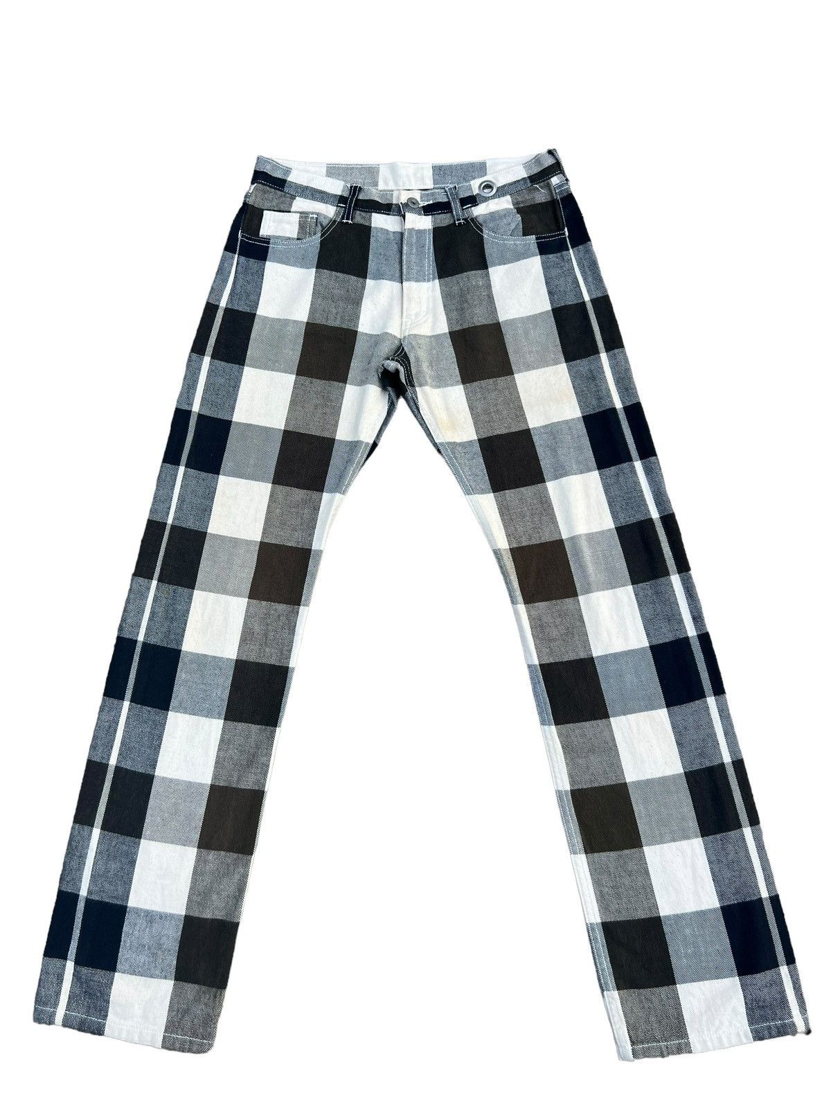 Vintage Stancetc Art Works Japan Checks Slim Pant Size US 30 / EU 46 - 1 Thumbnail